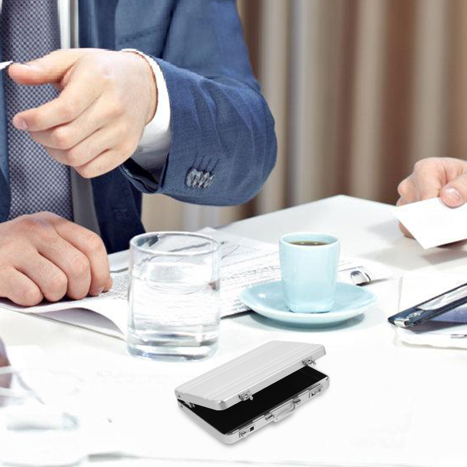 Card Index Box - Pudełko na karty z aluminium –