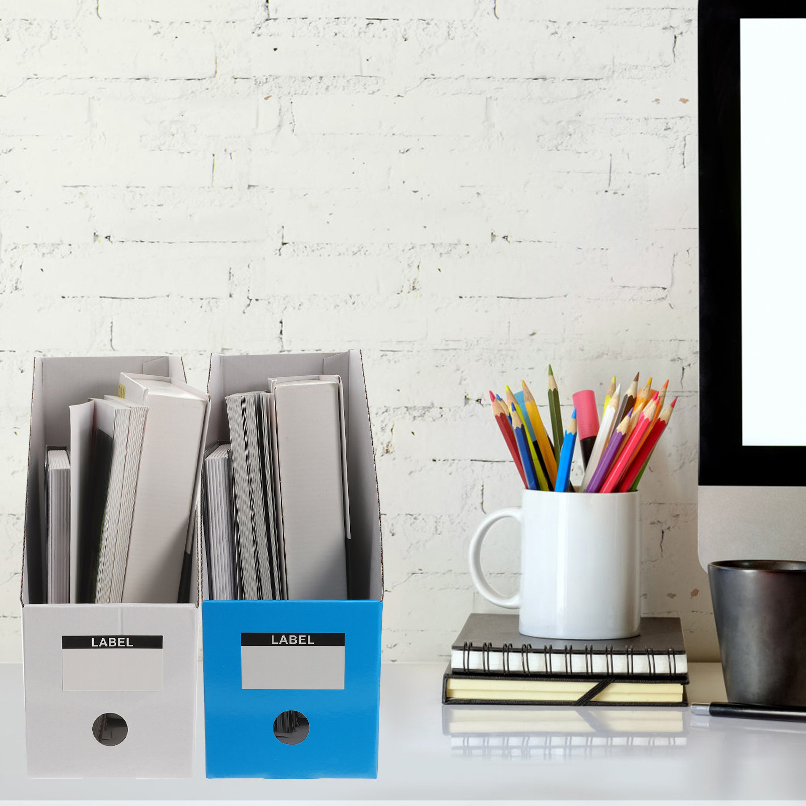 Magazine Holder Rack - 3-częściowy organizer na dokumenty, stojak na