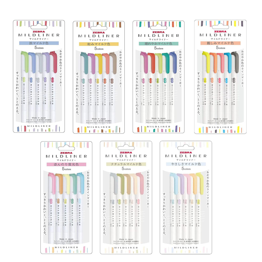 Zebra Full 35/25 kolorów Mildl – Zebra Pen Mildliner recenzja i cena