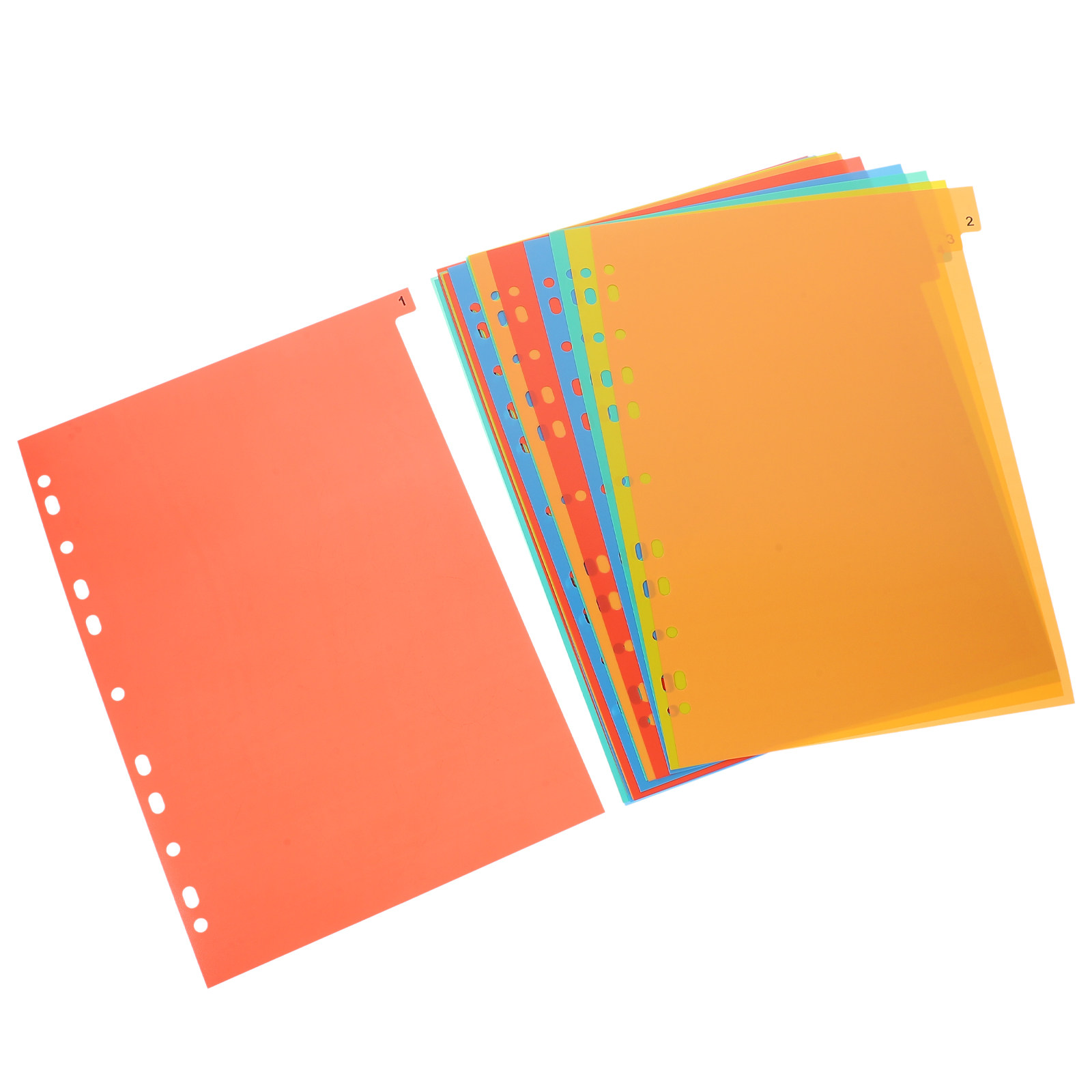 20 arkuszy przekładek plastiko – Tab Divider A4 recenzja i cena