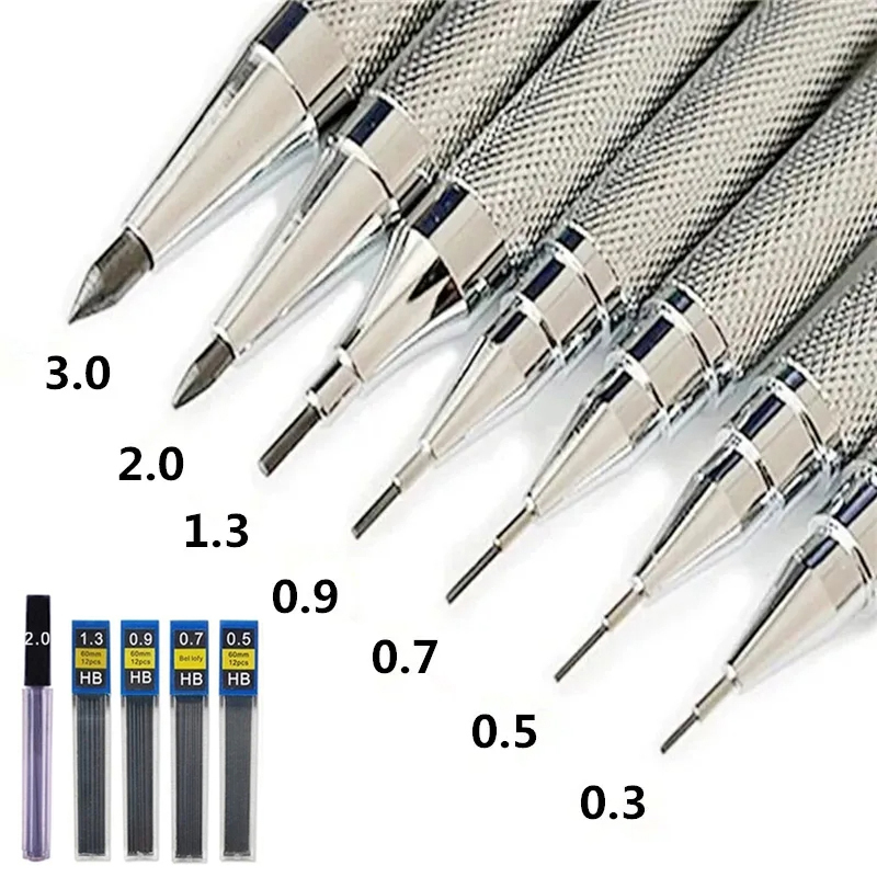 Metalowy ołówek automatyczny 0 – Mechanical Pencil 0.3 recenzja i cena