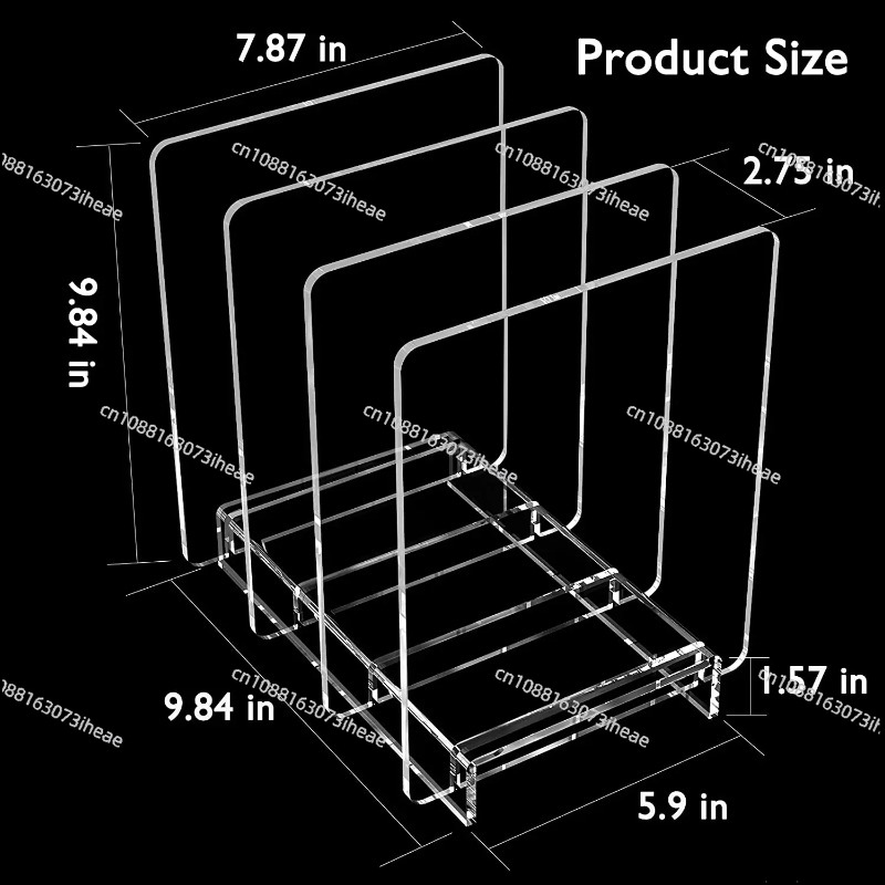 Przezroczysty akrylowy organiz – Magazine Holder Rack recenzja i cena